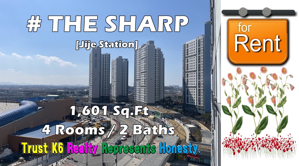 Sharp Rental THE SHARP (Jije Station) – 45 Pyeong (1,601 sq.ft.) Rental Fee : ( LQA ...